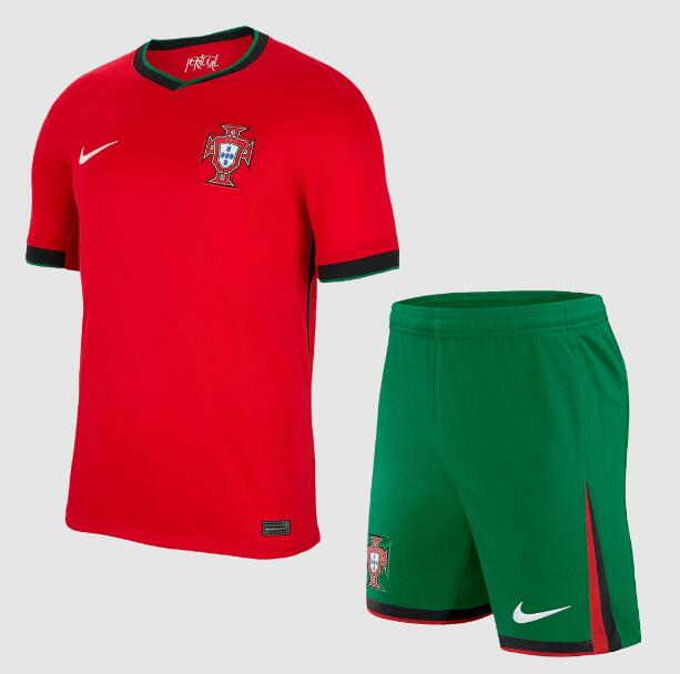 (image for) Portugal Home Kit(Jersey+Shorts) Euro 2024